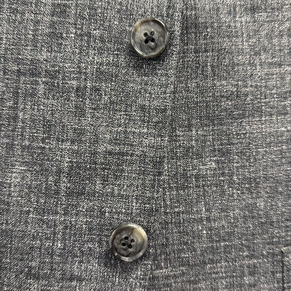 Joseph Abboud Mens Size 40R Blazer Madras Patchwork Grey Sport Coat Jacket - Picture 5 of 10